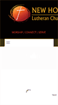 Mobile Screenshot of newhopelcms.org