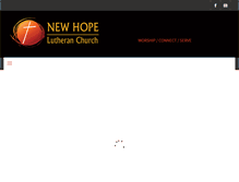 Tablet Screenshot of newhopelcms.org